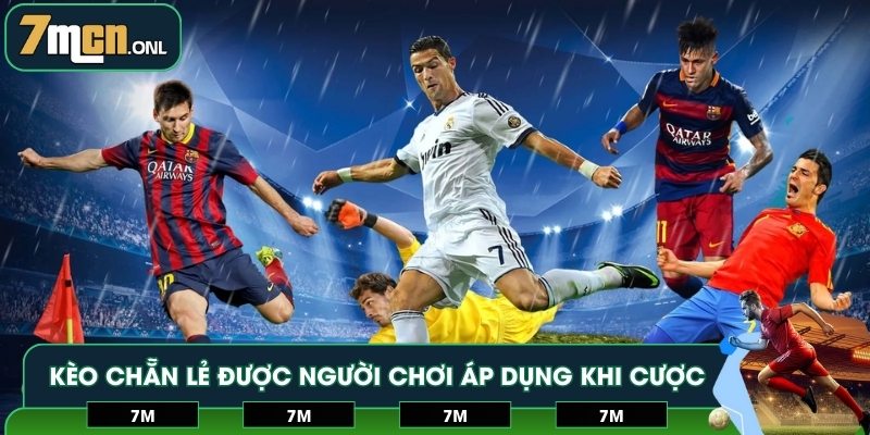 Kèo chẵn lẻ được người chơi áp dụng khi cược bóng đá